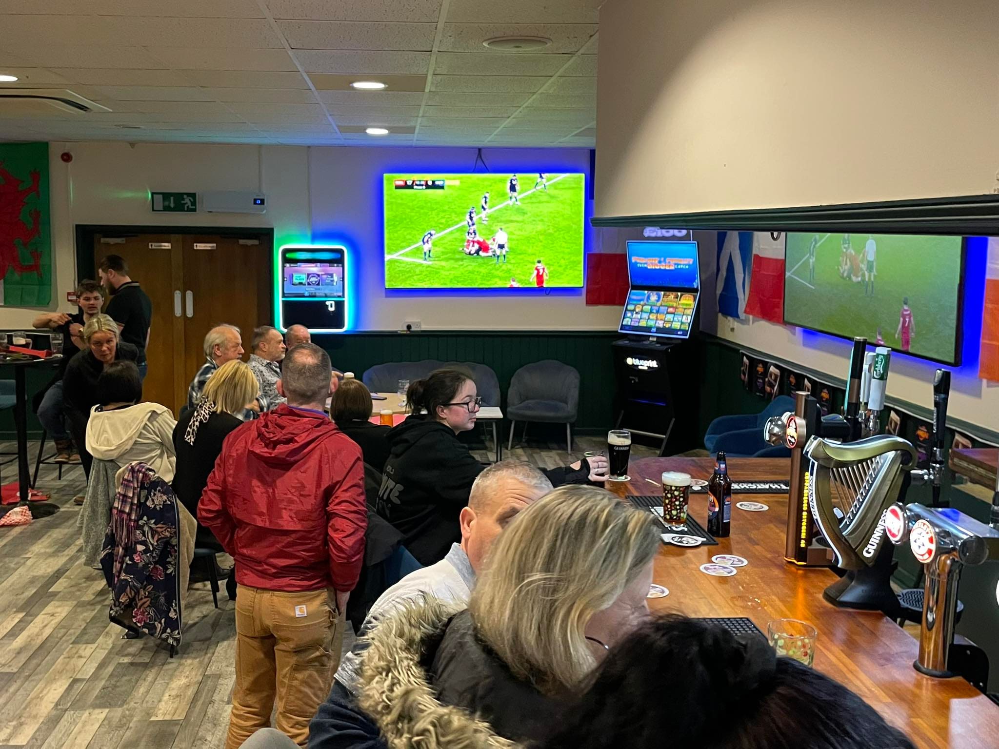 Sports bar with HD screens